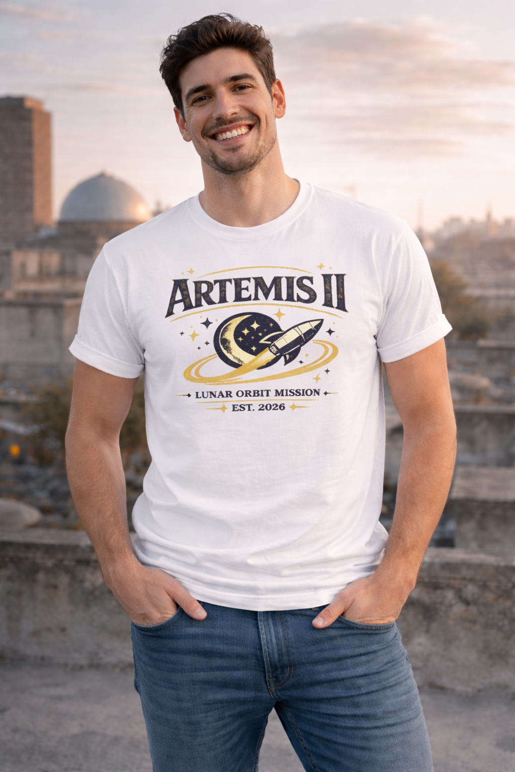 Back to the Moon Shirt – Artemis II Inspired Space Launch Tee, Retro Space Enthusiast Gift, Lunar Mission Tribute Shirt