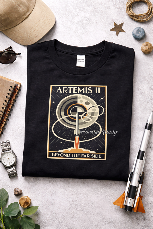 Beyond the Far Side Shirt – Deep Space Exploration Tee, Moon Mission Tribute, Space Nerd Gift, Lunar Journey Shirt