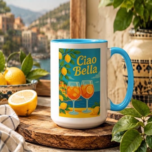 Ciao Bella 15 oz Ceramic Mug