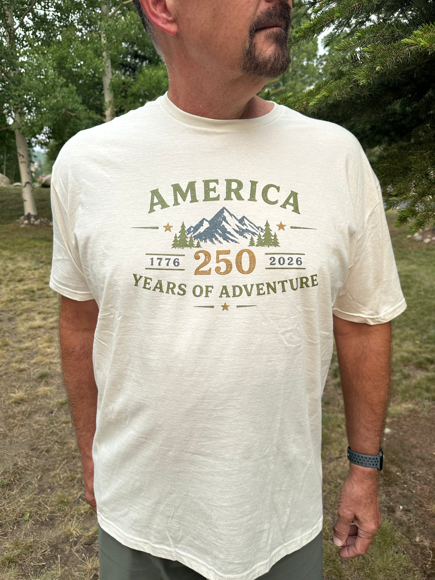 America 250 Years of Adventure Shirt | National Park Inspired Hiking Tee