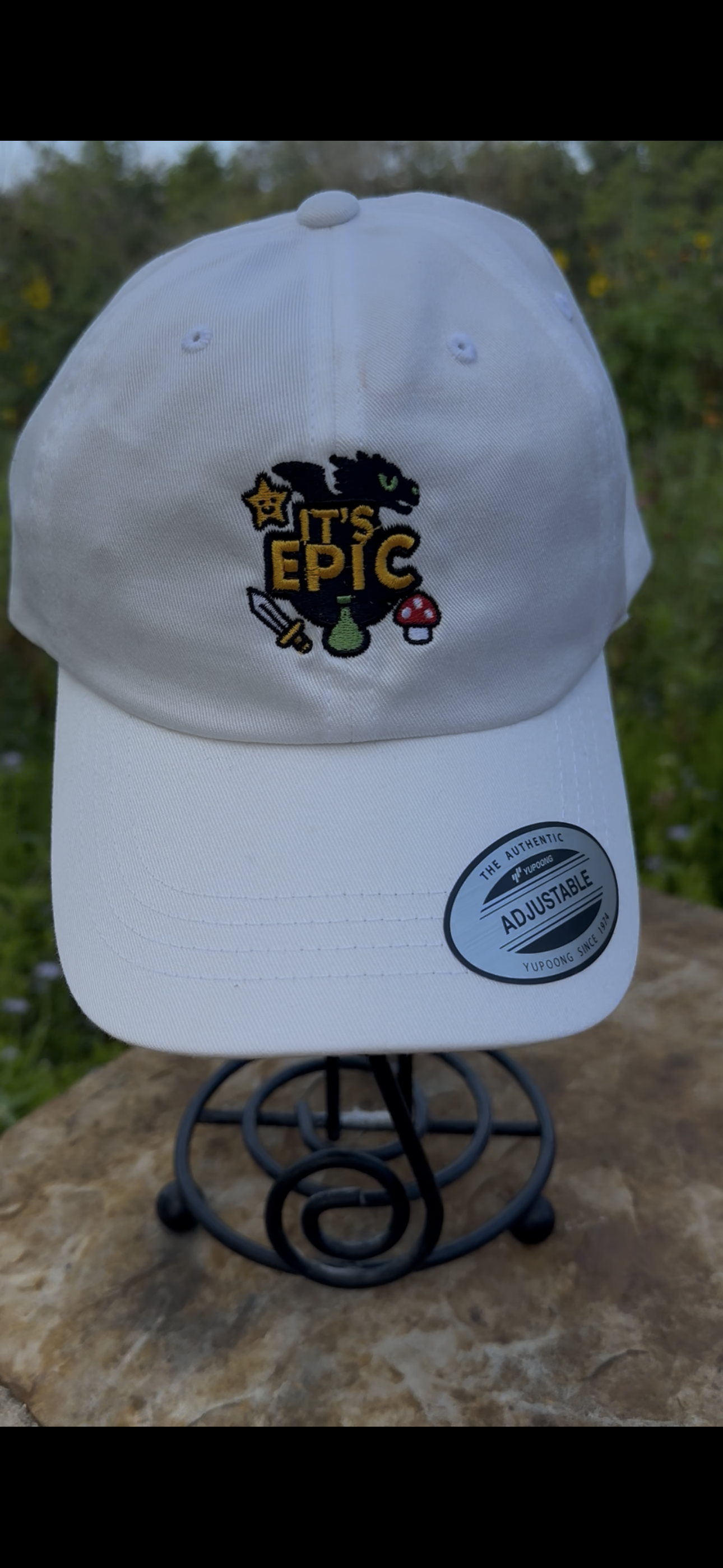 It’s Epic Embroidered Dad Hat – Epic Universe Inspired Orlando Theme Park Cap – Fantasy Dragon Portal Adventure Hat