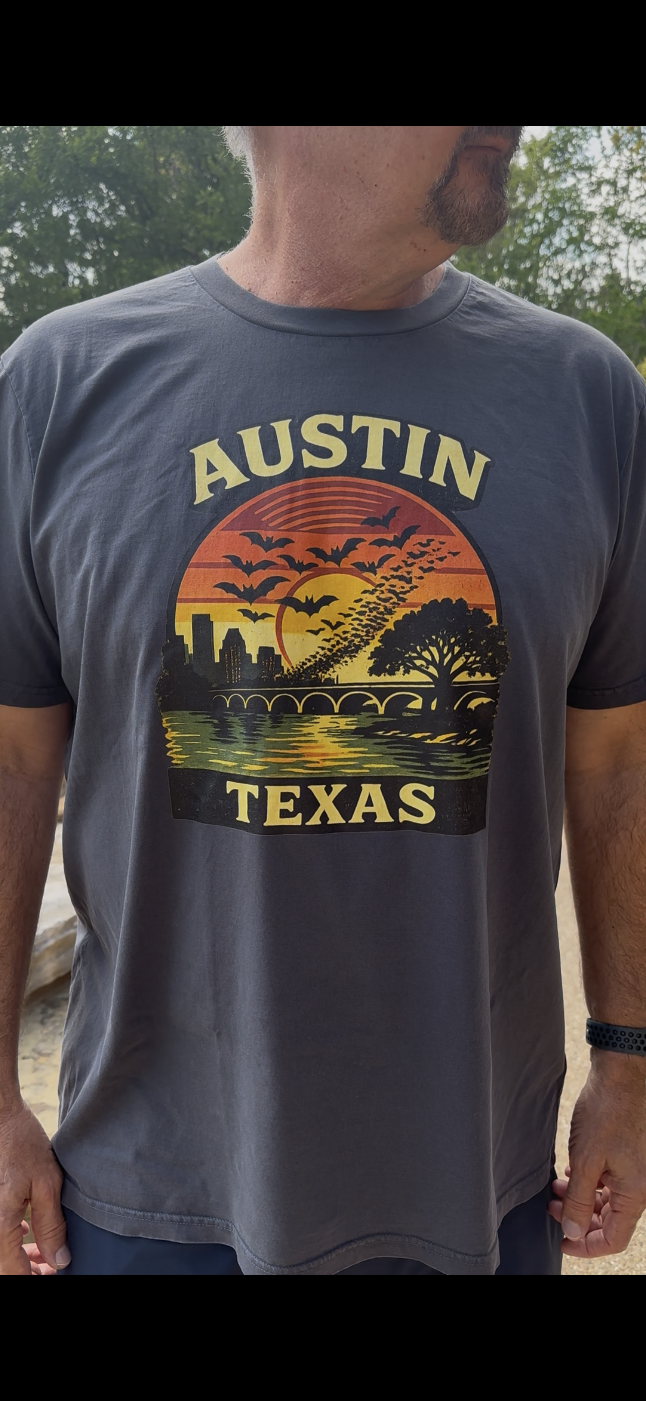 Austin Retro T-Shirt | Vintage Austin Texas Shirt | Organic Cotton ATX Music City Tee