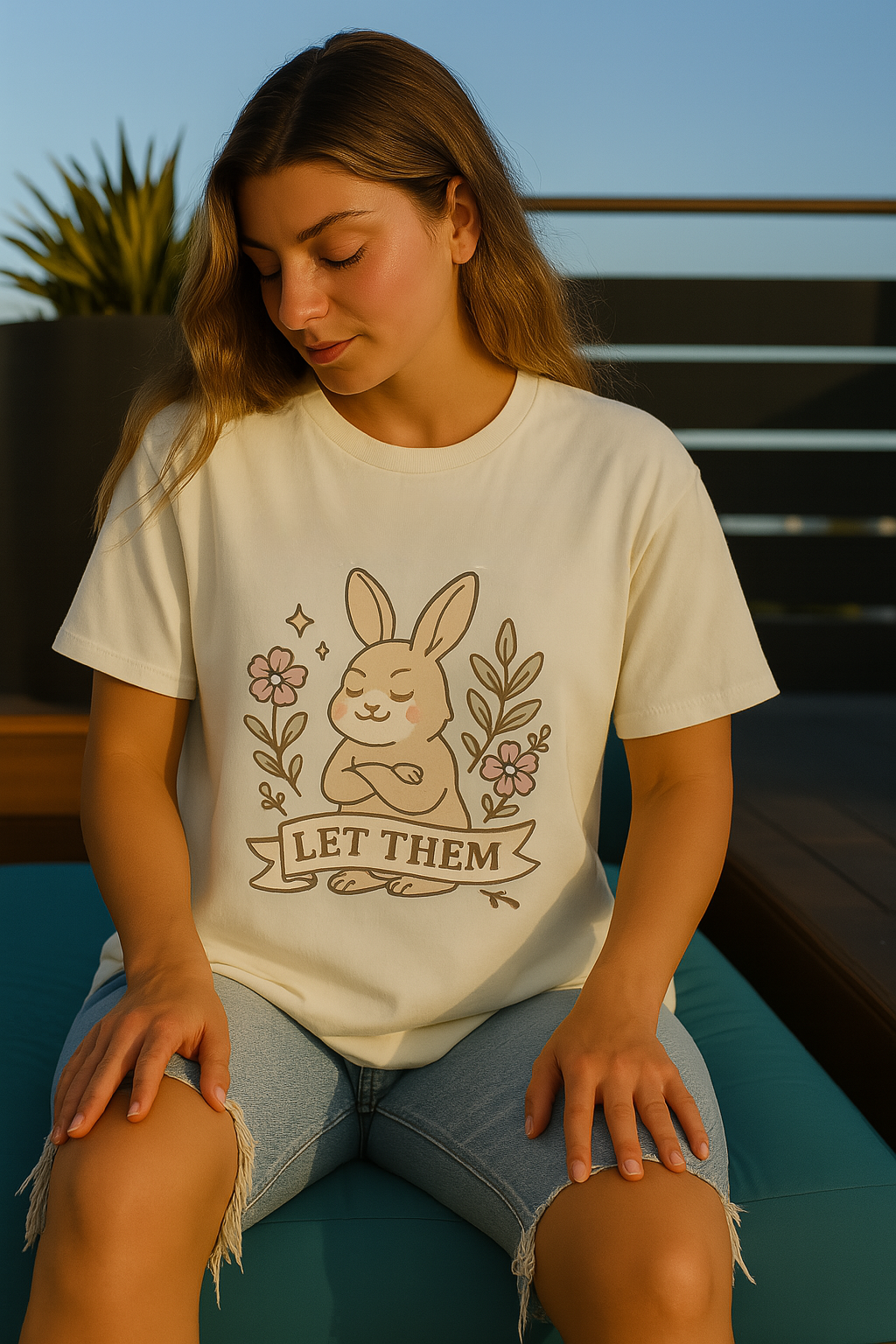 Let Them Comfort Colors® 1717 Shirt | Minimalist Mental Health Tee | Inspirational Graphic T-Shirt