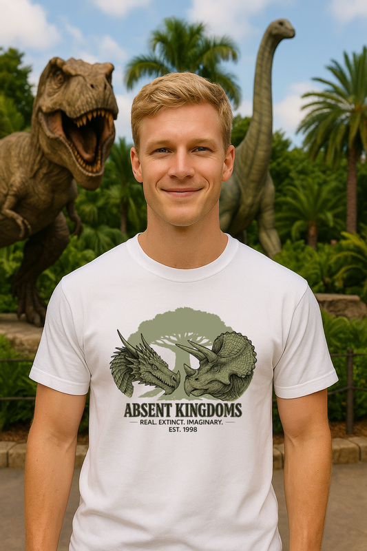 Absent Kingdoms Tribute Shirt – Real Extinct Imaginary Tee, Animal Kingdom Farewell, Theme Park History Shirt