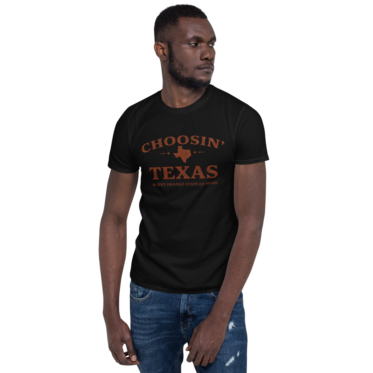 Choosin' Texas Shirt | Burnt Orange State of Mind Graphic Tee