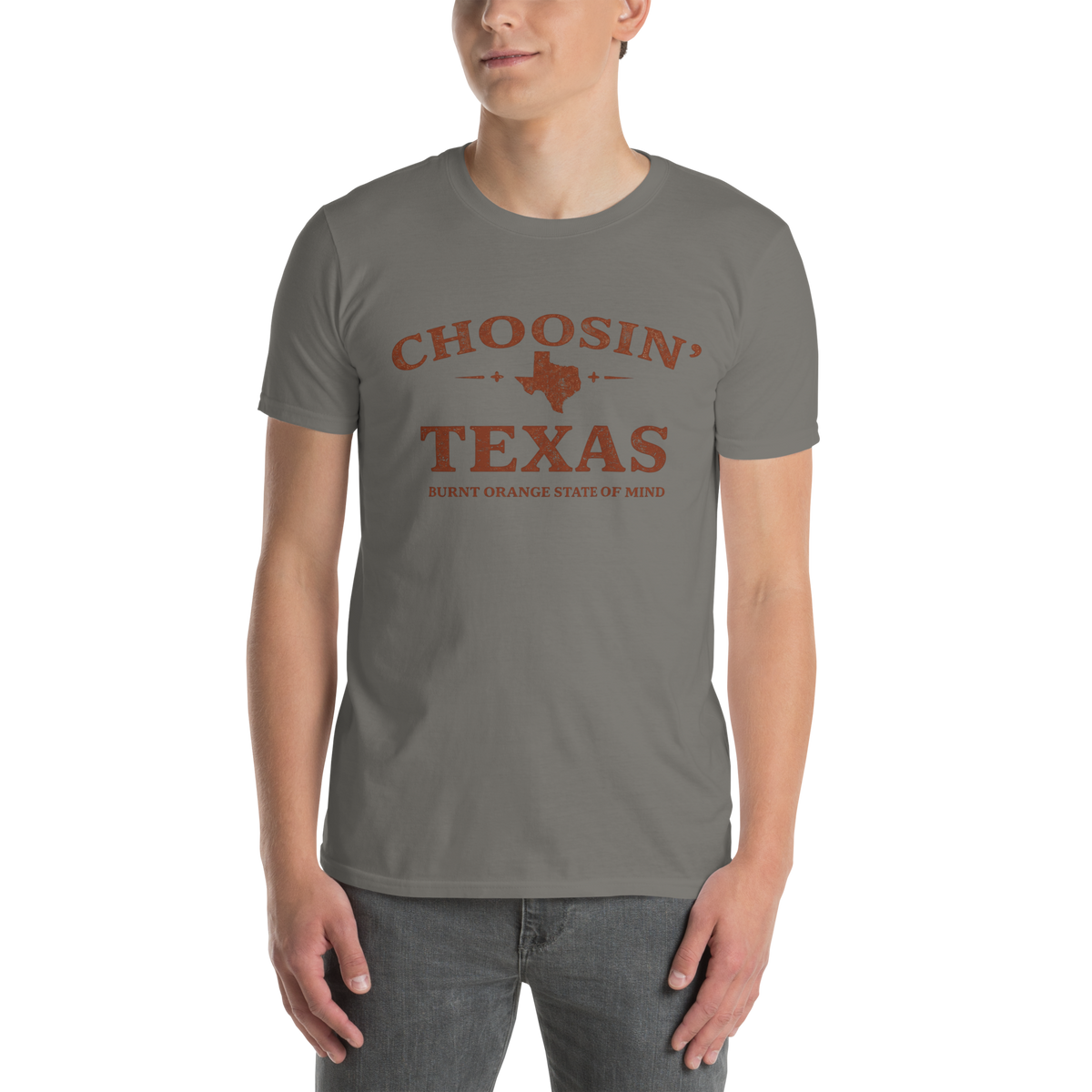 Choosin' Texas Shirt | Burnt Orange State of Mind Graphic Tee
