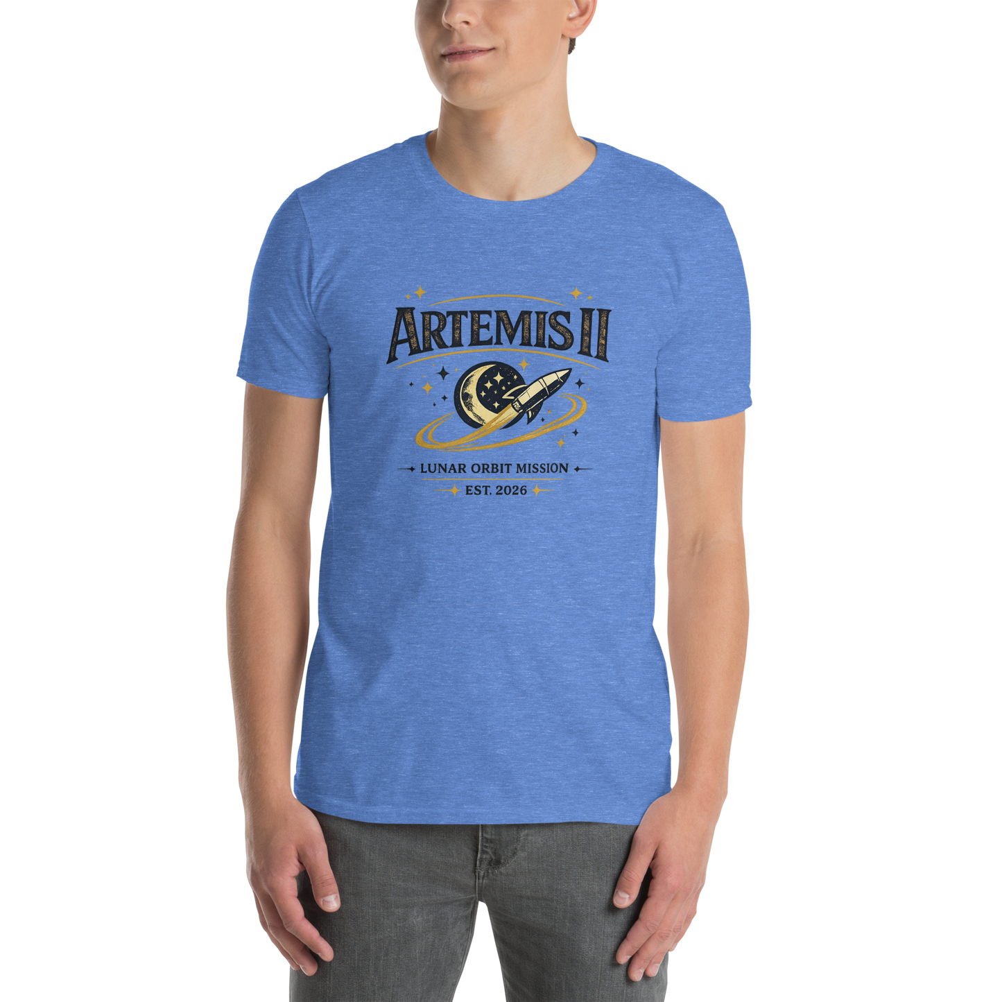 Back to the Moon Shirt – Artemis II Inspired Space Launch Tee, Retro Space Enthusiast Gift, Lunar Mission Tribute Shirt