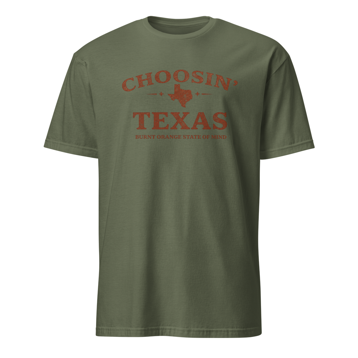 Choosin' Texas Shirt | Burnt Orange State of Mind Graphic Tee