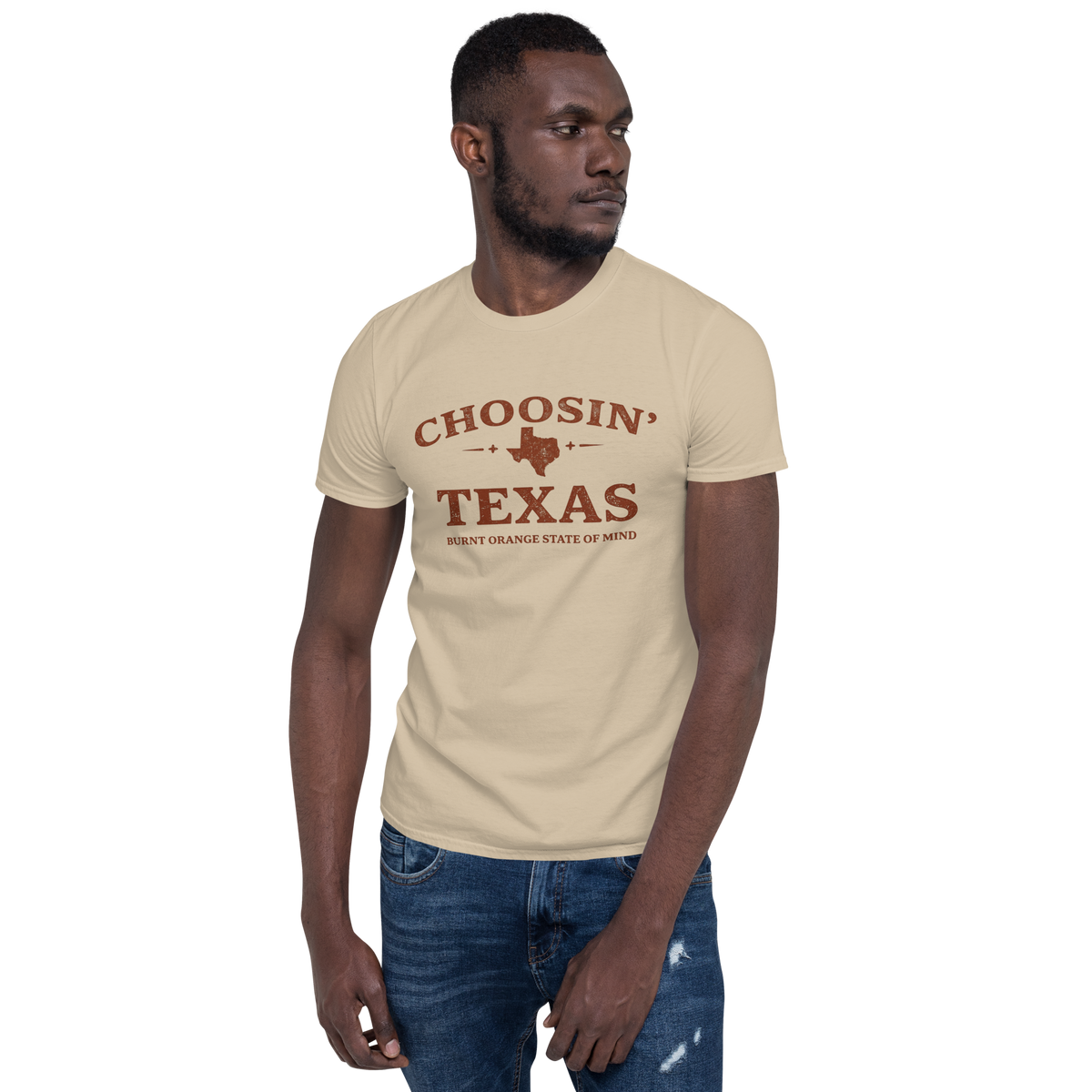 Choosin' Texas Shirt | Burnt Orange State of Mind Graphic Tee