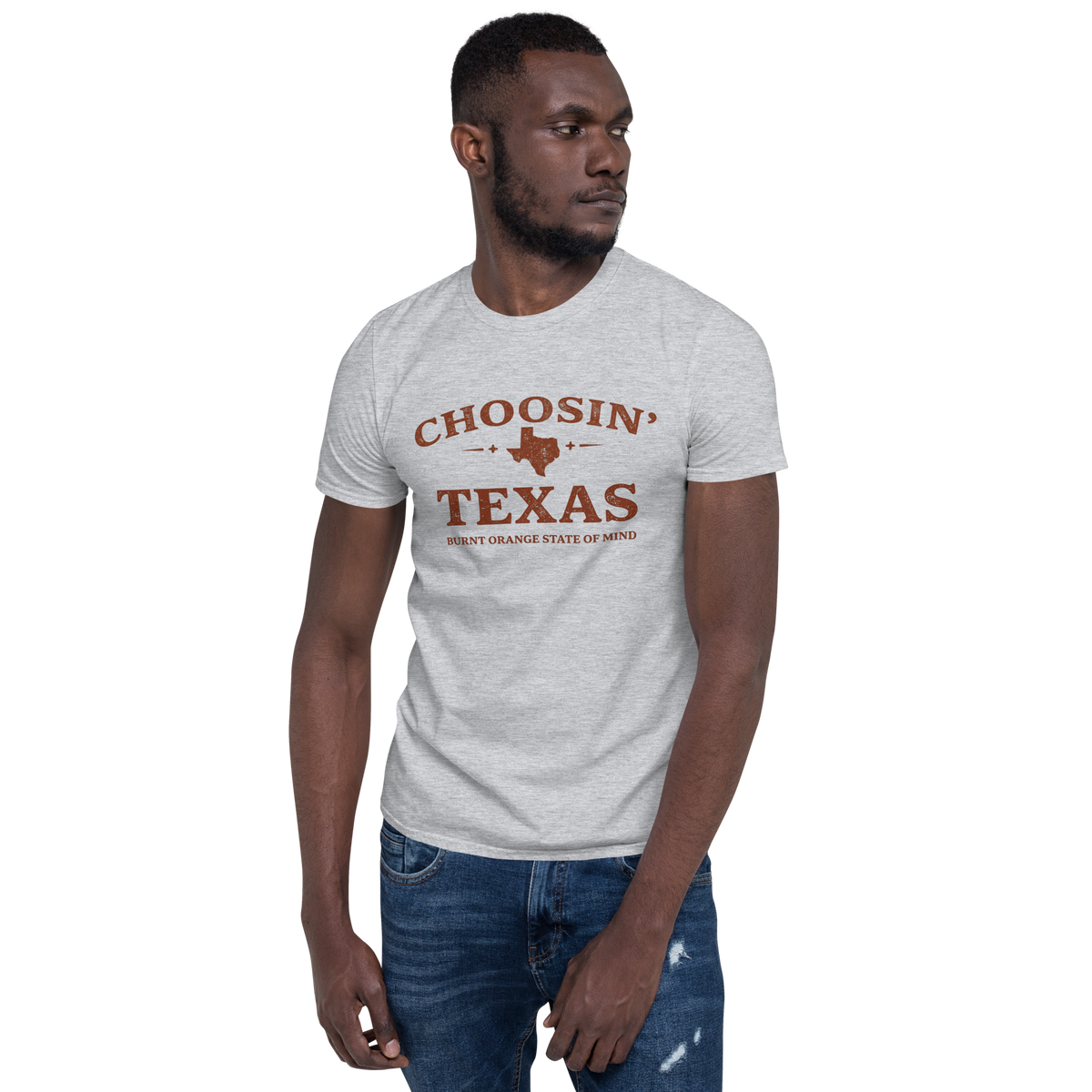 Choosin' Texas Shirt | Burnt Orange State of Mind Graphic Tee