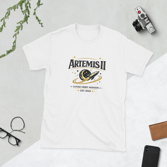 Back to the Moon Shirt – Artemis II Inspired Space Launch Tee, Retro Space Enthusiast Gift, Lunar Mission Tribute Shirt