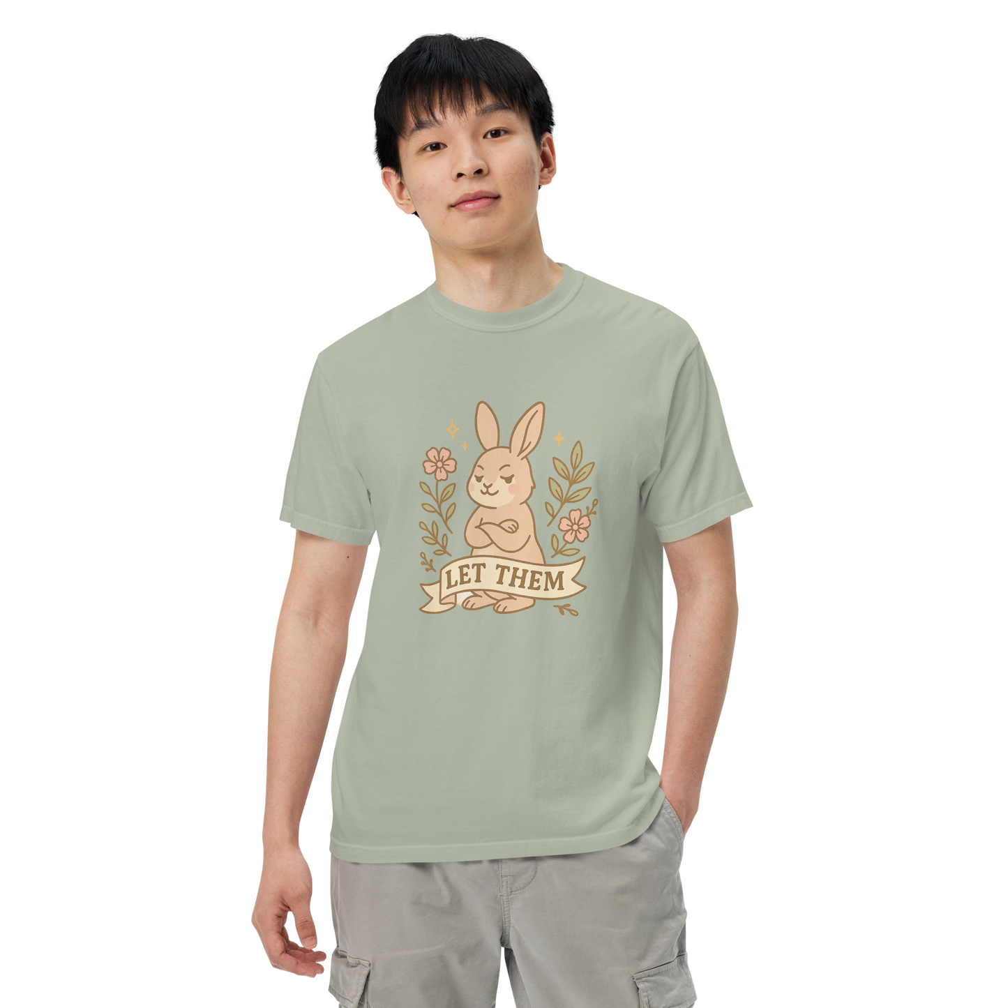 Let Them Comfort Colors® 1717 Shirt | Minimalist Mental Health Tee | Inspirational Graphic T-Shirt