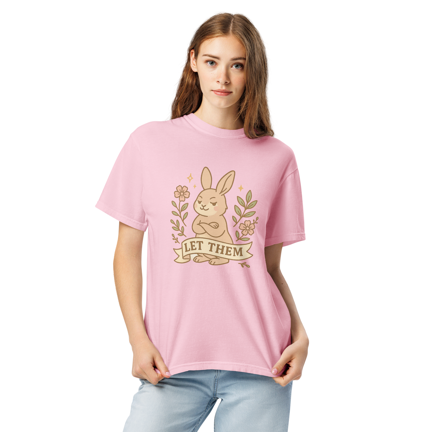 Let Them Comfort Colors® 1717 Shirt | Minimalist Mental Health Tee | Inspirational Graphic T-Shirt