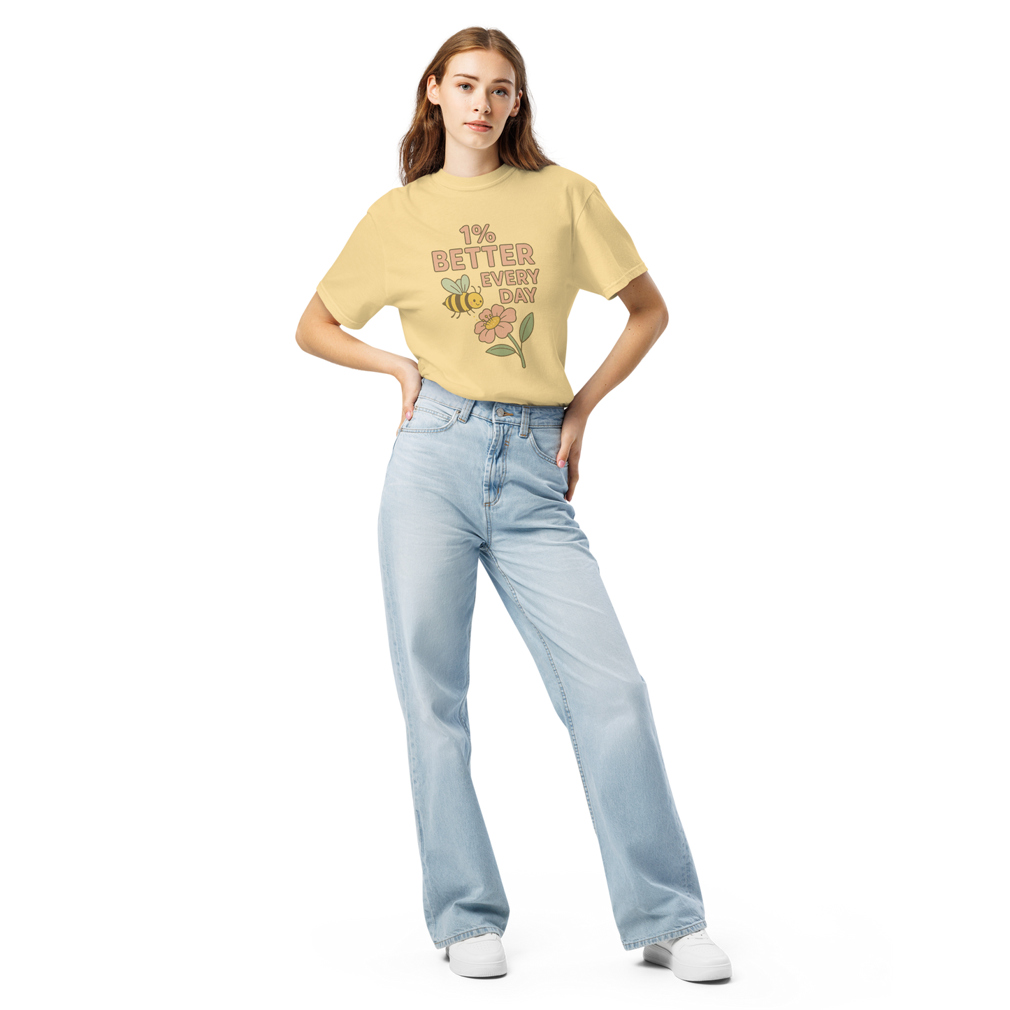 1 Percent Better Comfort Colors® 1717 Shirt | Self Improvement Tee | Motivational Mental Health Shirt
