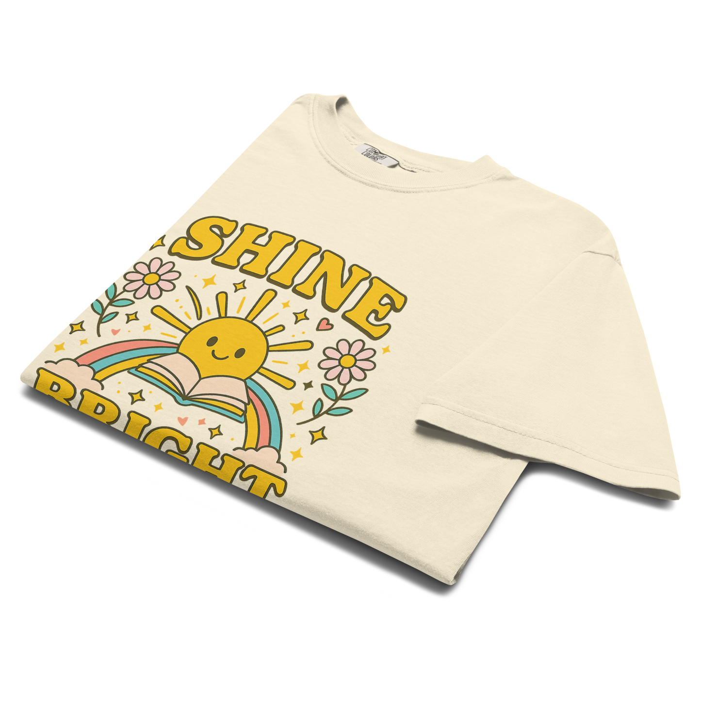Shine Bright Comfort Colors® 1717 Shirt | Mental Health Awareness Tee | Inspirational Graphic T-Shirt