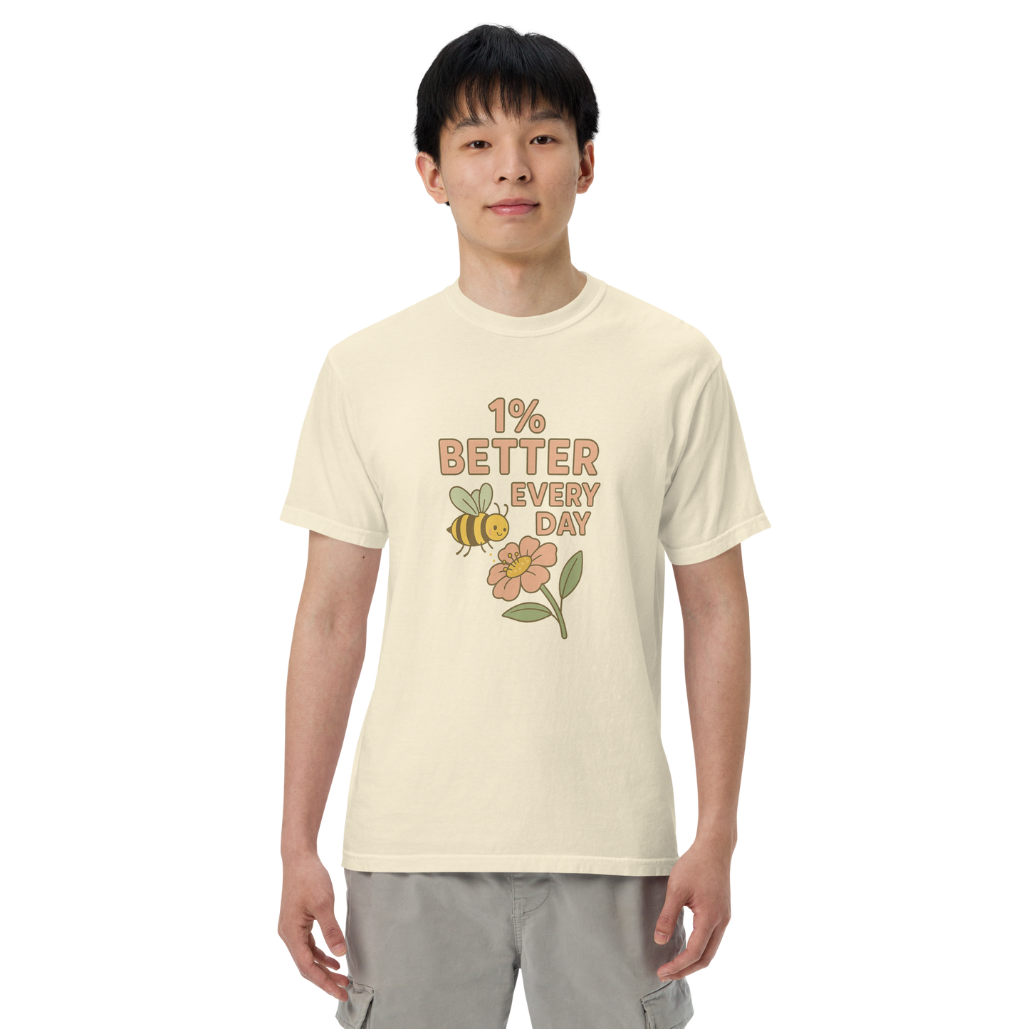 1 Percent Better Comfort Colors® 1717 Shirt | Self Improvement Tee | Motivational Mental Health Shirt