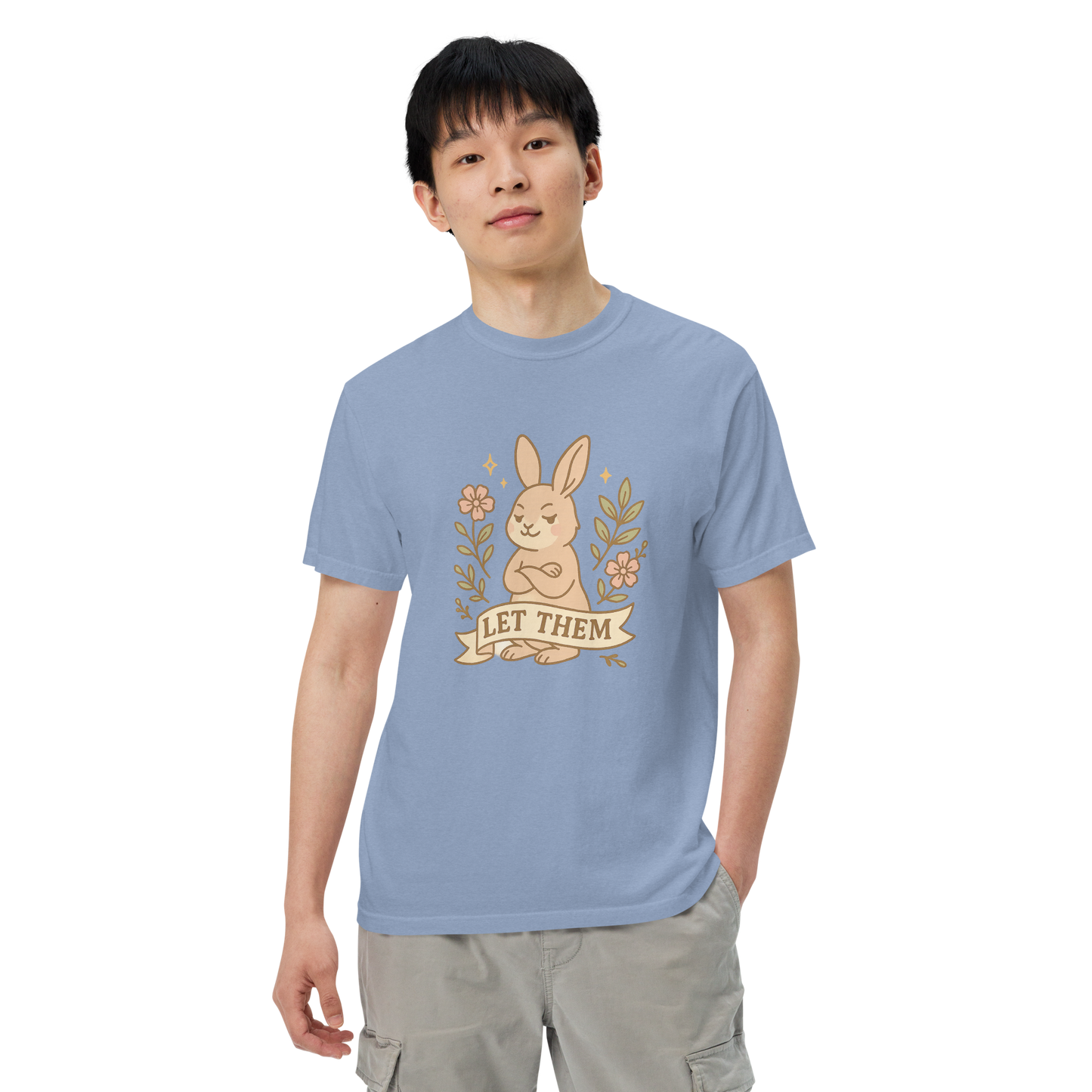Let Them Comfort Colors® 1717 Shirt | Minimalist Mental Health Tee | Inspirational Graphic T-Shirt