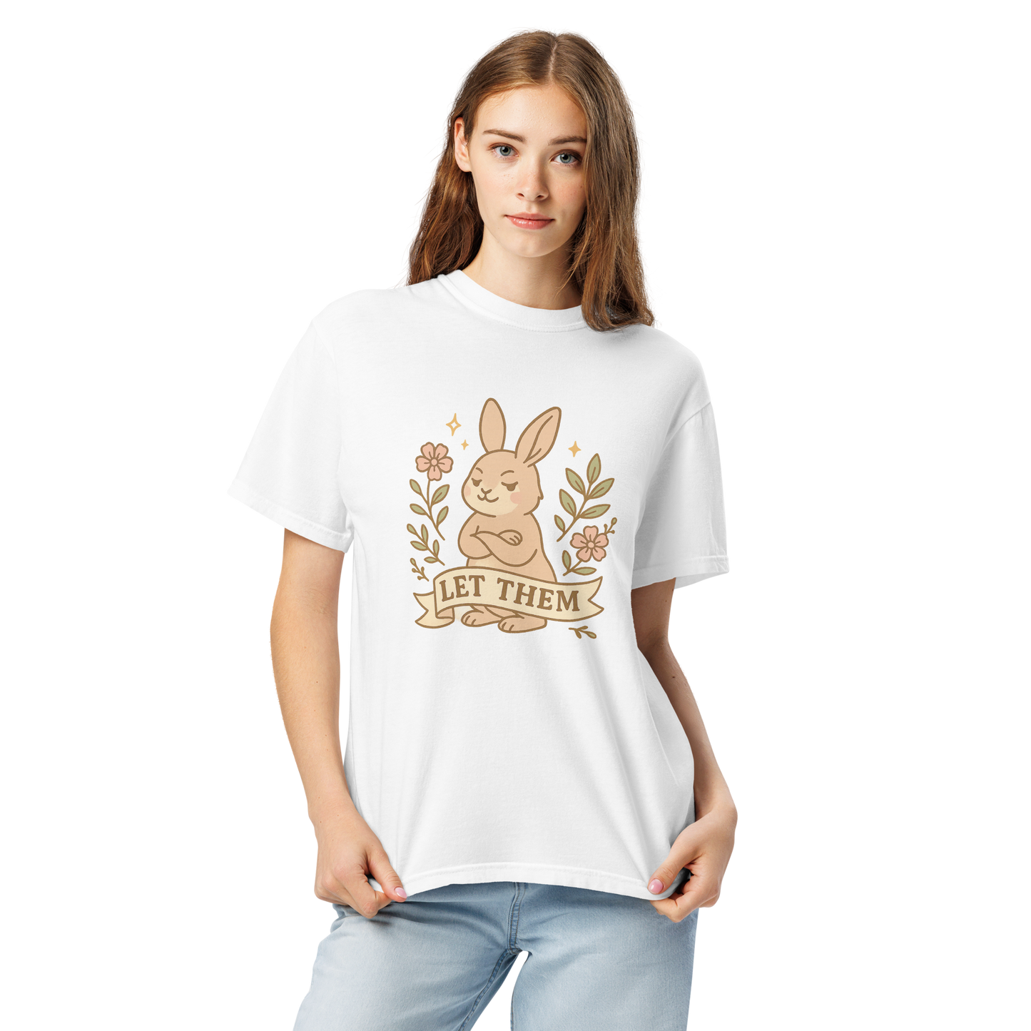 Let Them Comfort Colors® 1717 Shirt | Minimalist Mental Health Tee | Inspirational Graphic T-Shirt