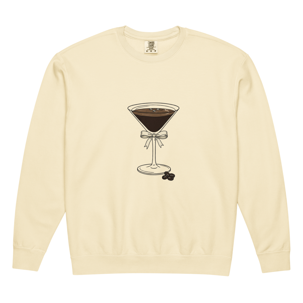 The Ultimate Lounge Crewneck: Espresso Martini Lightweight Sweatshirt