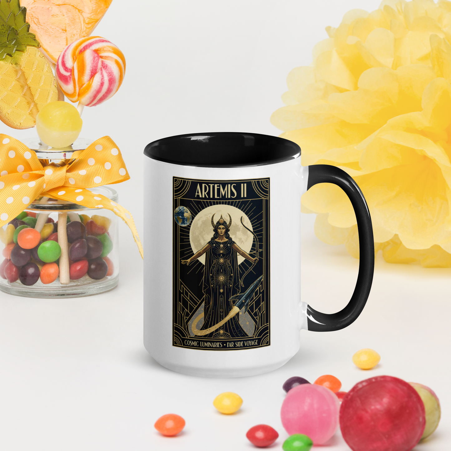 Artemis II – Lunar Goddess Cosmic Flight Mug